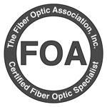 The Fiber Optic Association logo